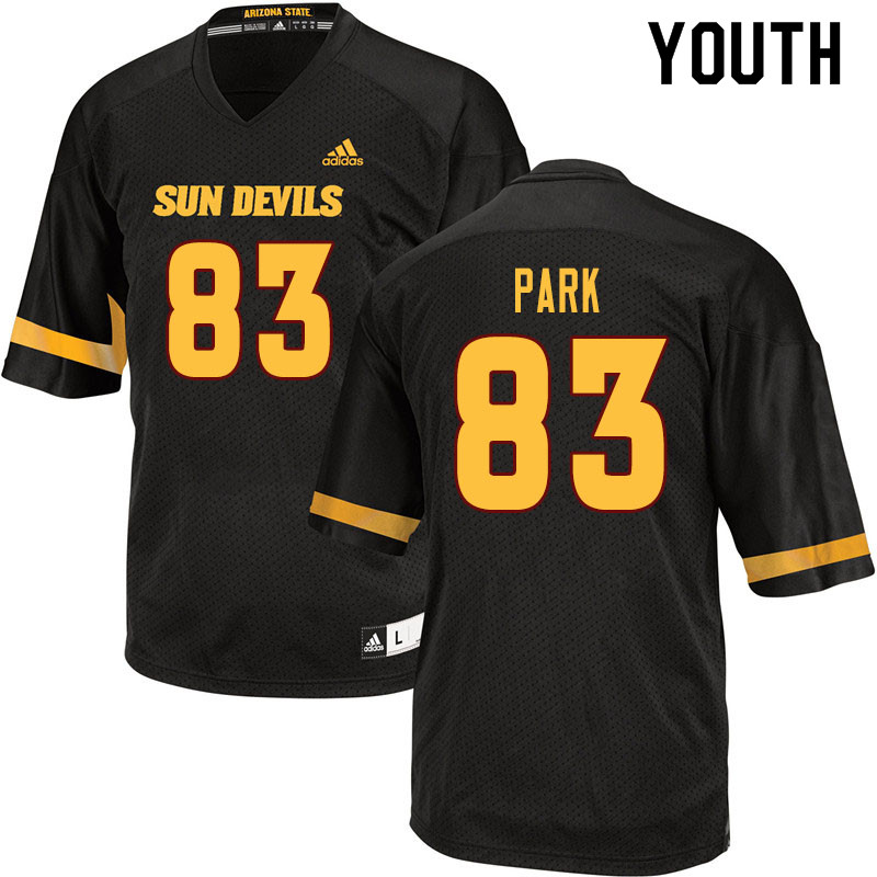 Youth #83 Tannor Park Arizona State Sun Devils College Football Jerseys Sale-Black